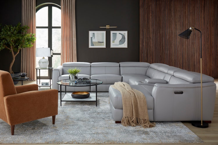 Image of Leo sectional in a room scene