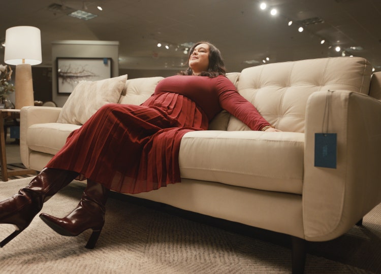Image of the Centennial sofa in a room scene