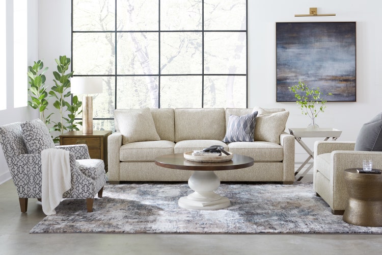 Image of Katrina fabric sofa in a room scene