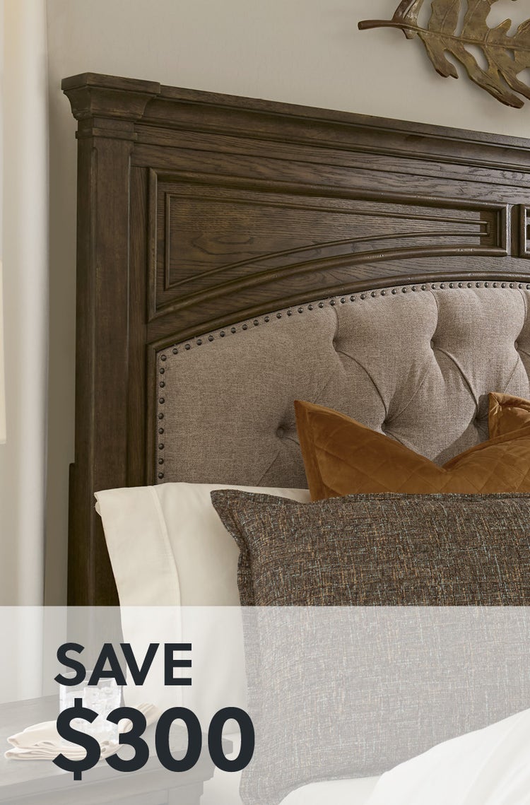 Laurel Canyon bed with overlay text that says "Save $300"