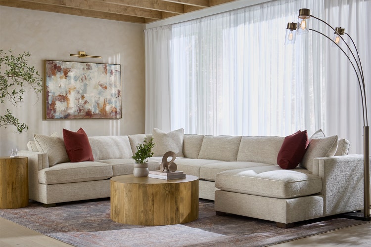 Image of Jessie sectional in a room scene