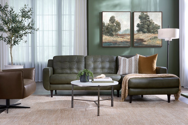 Image of Centennial sectional in a room scene